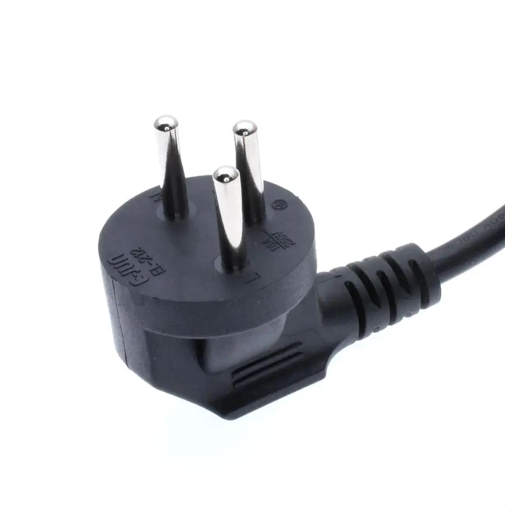 Исрил SI32 Мощность шнур вверх под углом IEC320 C13 100 см H05VV F 3G 0 75 мм SII Стандартный Тип H