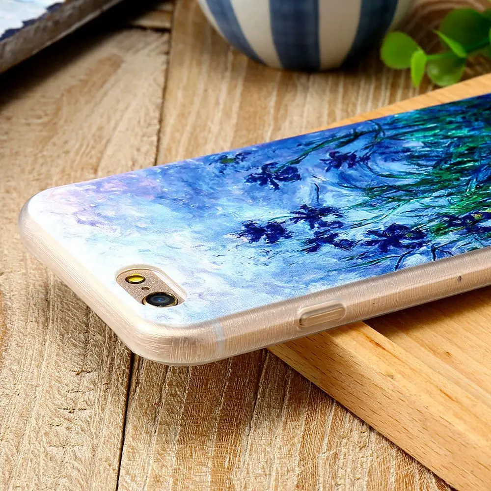 Чехол CASEIER с 3D тиснением для Samsung S6 S7 Edge чехлы художественным цветочным принтом