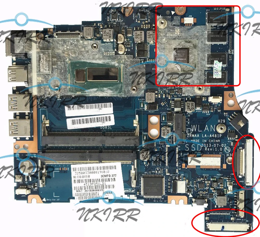 14 1 &quotZRMAA LA A481P K000150710 i5 4200U 6 ГГц GT740M 2 Гб материнская плата для toshiba Satellite U40 M45 M40 A