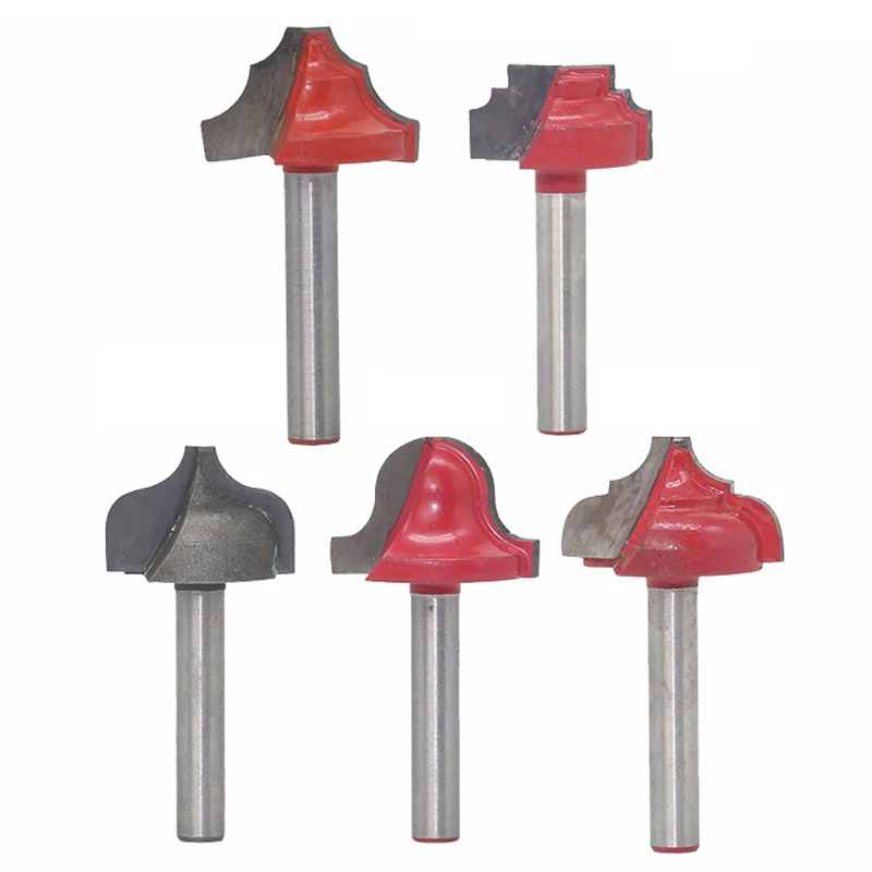 5Pcs 6Mm Lace Knife Open End Carving Bit 3D Woodworking Insert Router Cnc Wood Cutter | Инструменты