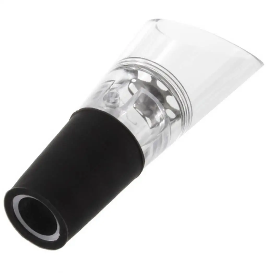 Акриловый красный аэратор для вина Pour Spout Bottle Stopper Decanter Pourer аэрационный