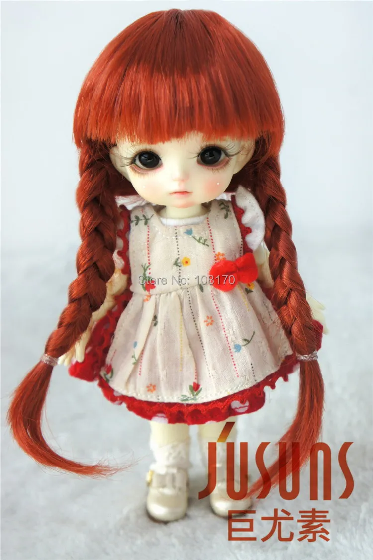 Парики для кукол JD018B 1/8 1/6 1/4 Размер 5-6 дюймов 6-7 7-8 синтетические мохеровые BJD