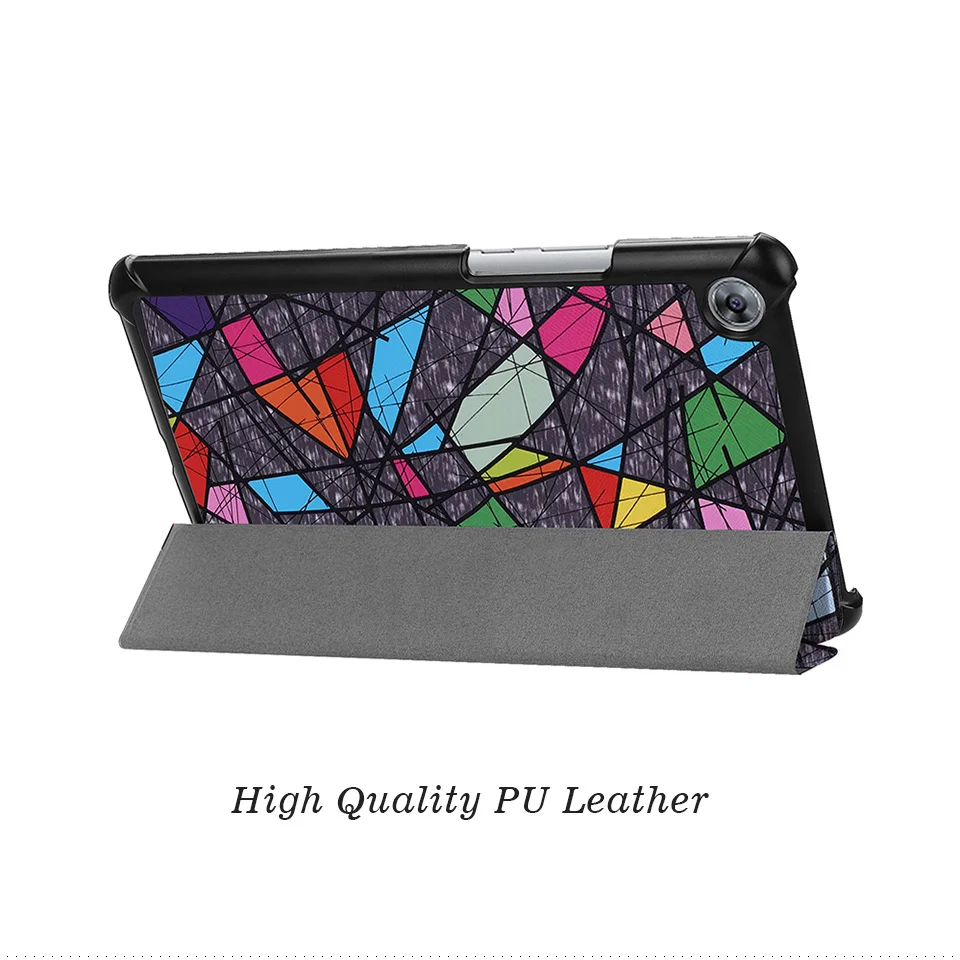 

Painting Style PU Leather Case Cover for Huawei MediaPad M5 8.4 SHT-AL09/SHT-W09 Tablet with Auto Turn On/Off Function