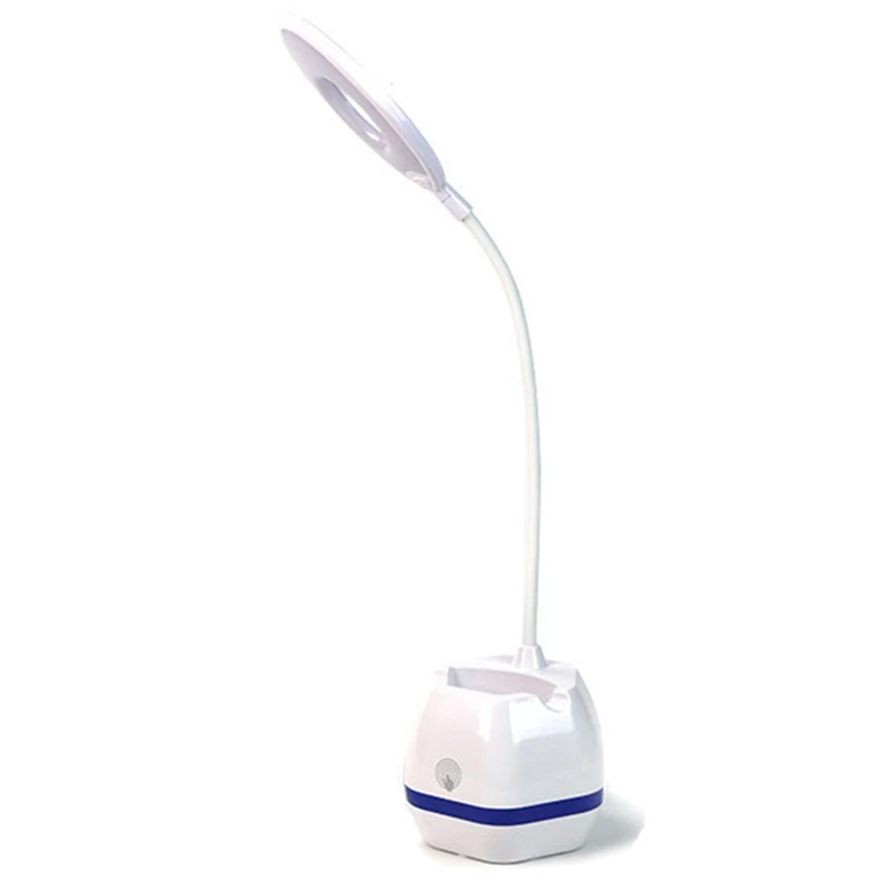 Rechargeable Cute Press Switch 3 Mode Led Eye Protection Table Lamp Folding Pen Holder Bedroom Reading Small Tabl|Настольные лампы| |