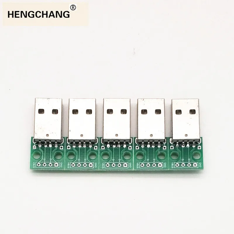 10 шт. USB в DIP адаптер конвертер 4 pin для 2 54 мм PCB платы питания DIY пластина сварной