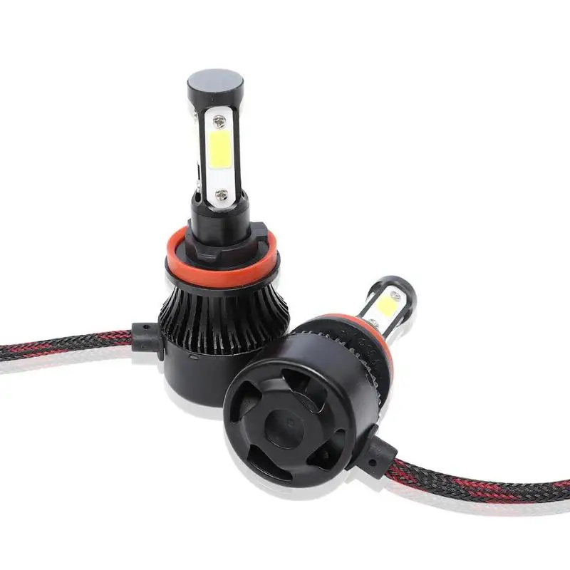VODOOL 2 шт. H11/H4/H13 8000LM 6500K 36W COB Автомобильные светодиодный лампы для фар