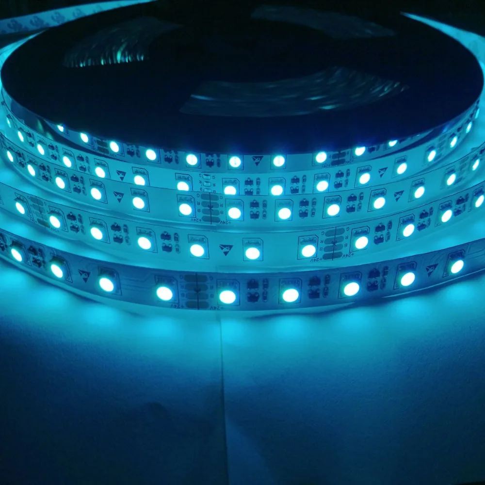 Постоянный ток 20 м DC24V CRI 90 Ra samsung чип 300 светодио дный IP20 5050SMD RGB Сменные