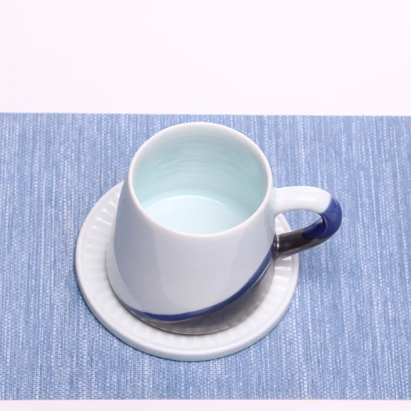 2018 новая стильная глазурованная кофейная чашка Jingdezhen продажа как Горячие