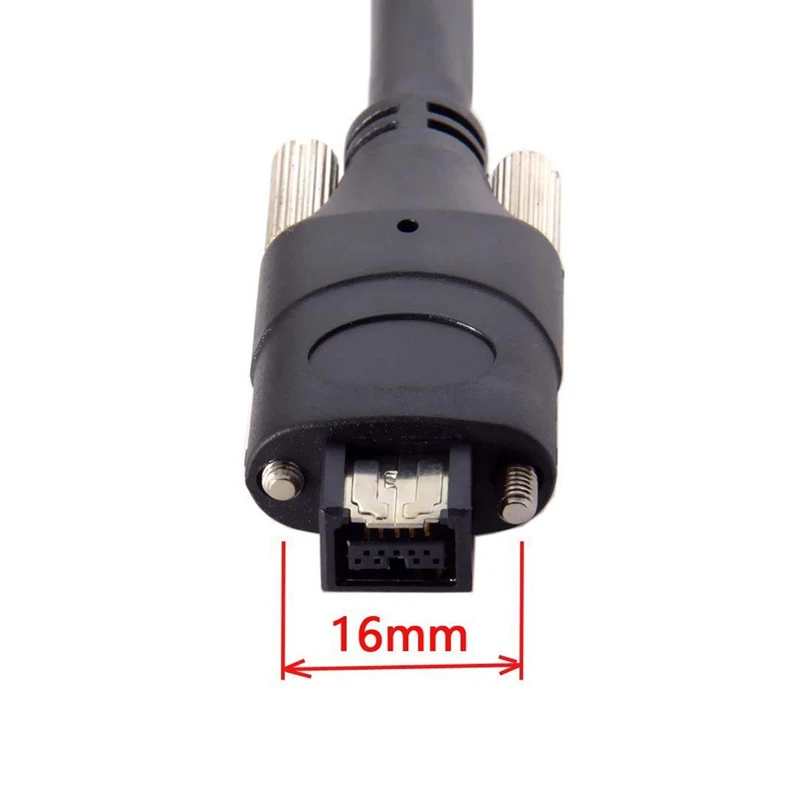 Firewire 800 Ieee 1394 9 контактный разъем на кабель винтовой Тип крепления для камеры 1 0 м| |