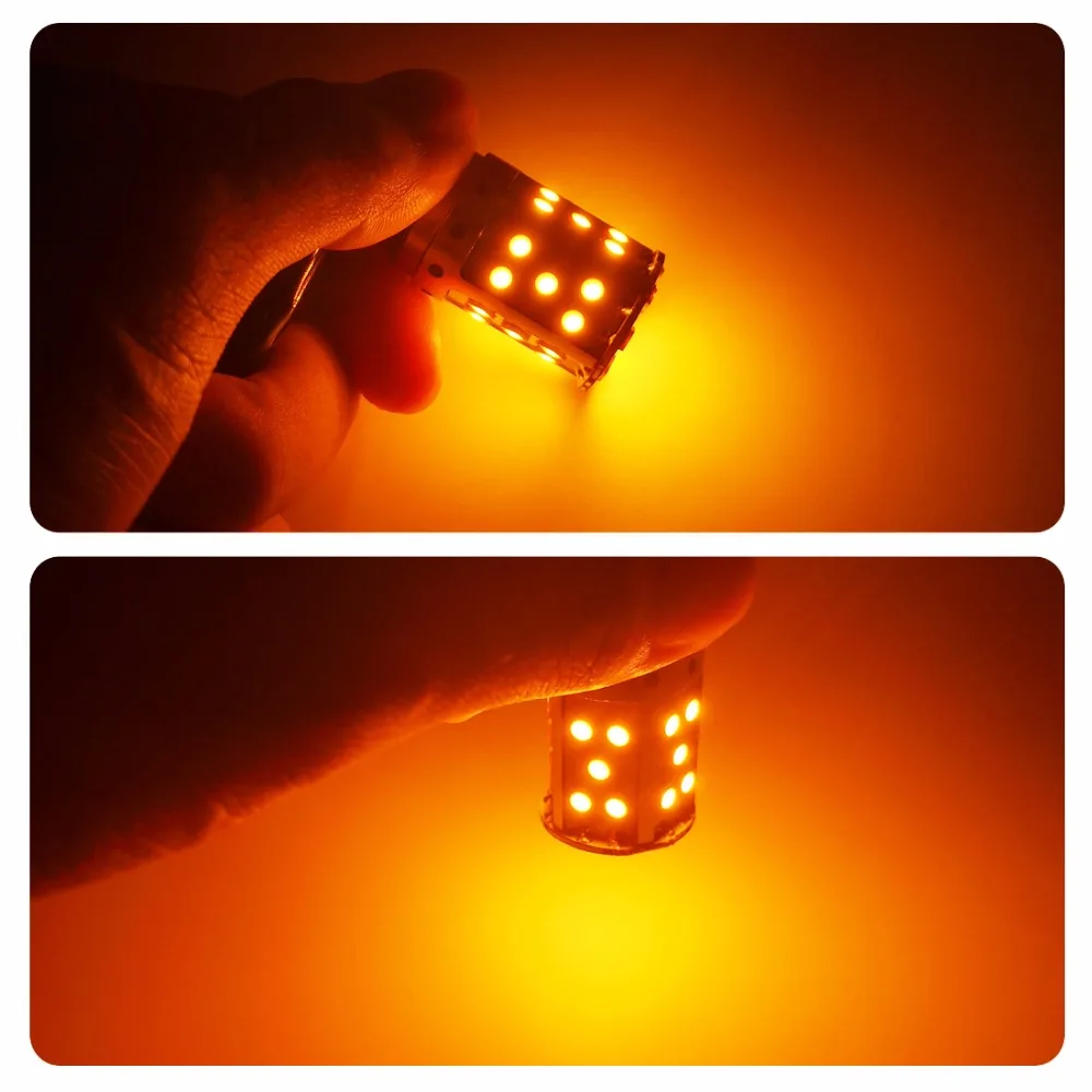 2 шт * Canbus Error Free светодиодный T20 7440 3030 35SMD лампы для автомобилей сигнала поворота