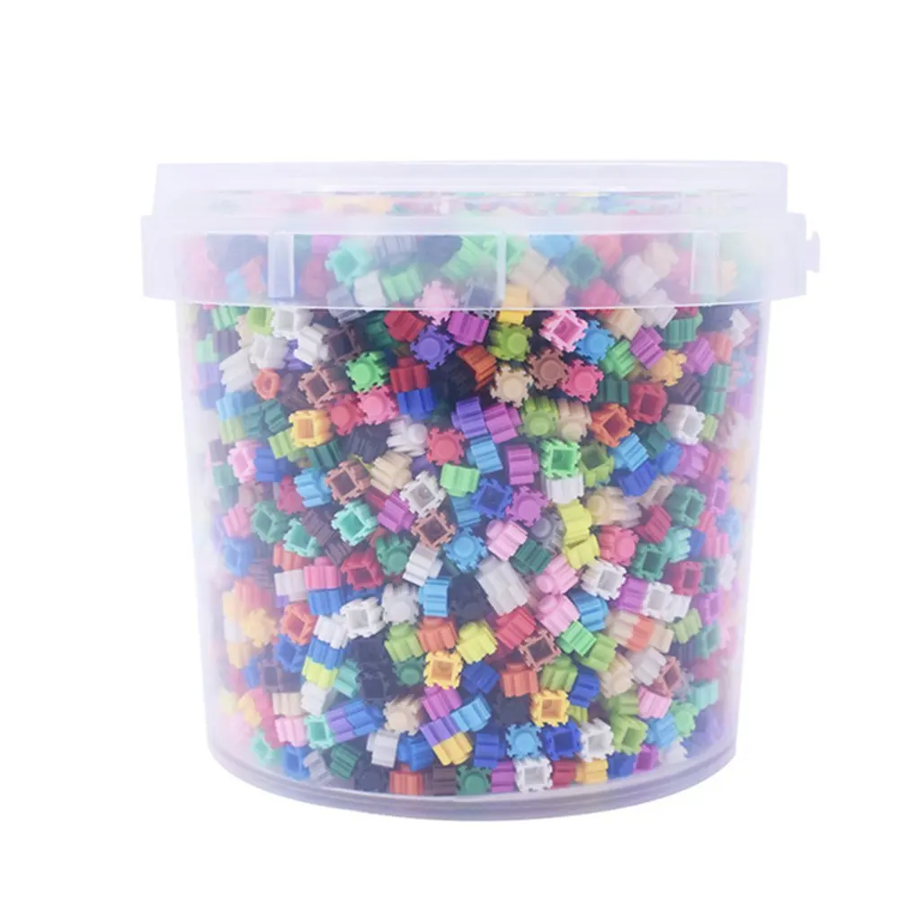 4000 шт./компл. Мини Строительные блоки Набор игрушек Пазлы красочные сборные