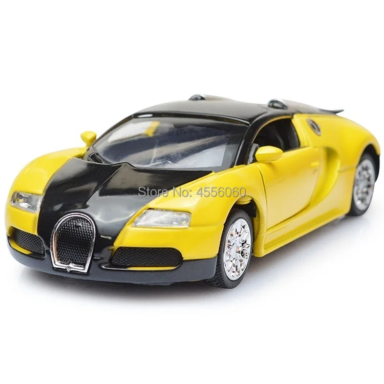 1/36 высокая имитация Bugatti модель автомобиля мини литой автомобиль игрушки для