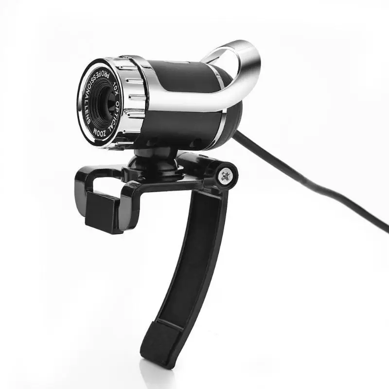 Новинка 2019 цифровая usb веб камера Full HD для компьютера с клипсой 360 градусов