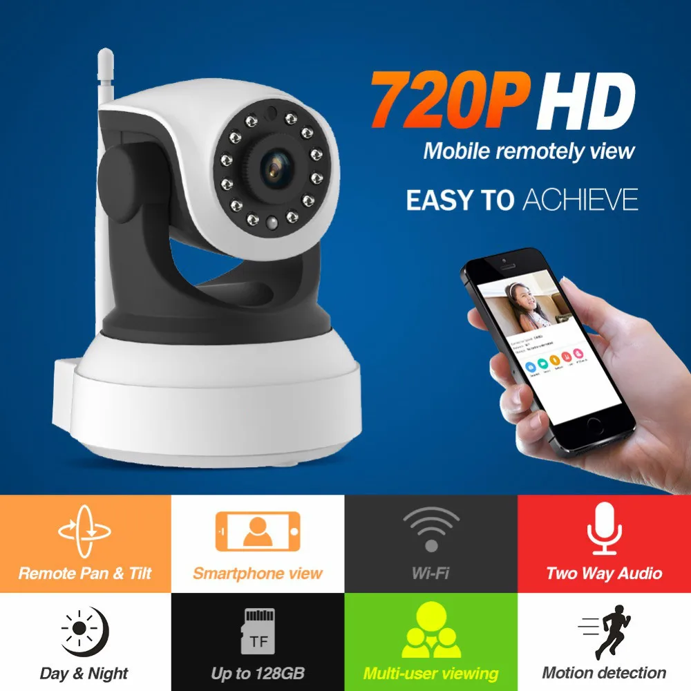 DAGRO 2018 Новый Vstarcam домашней безопасности 1 мегапикселя 720 P беспроводной Wi Fi Ip видео