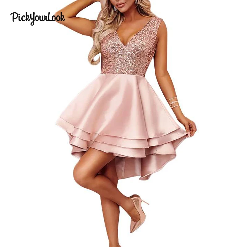 Летнее платье для выпускного вечера PickyourLook женские вечерние платья сексуальное