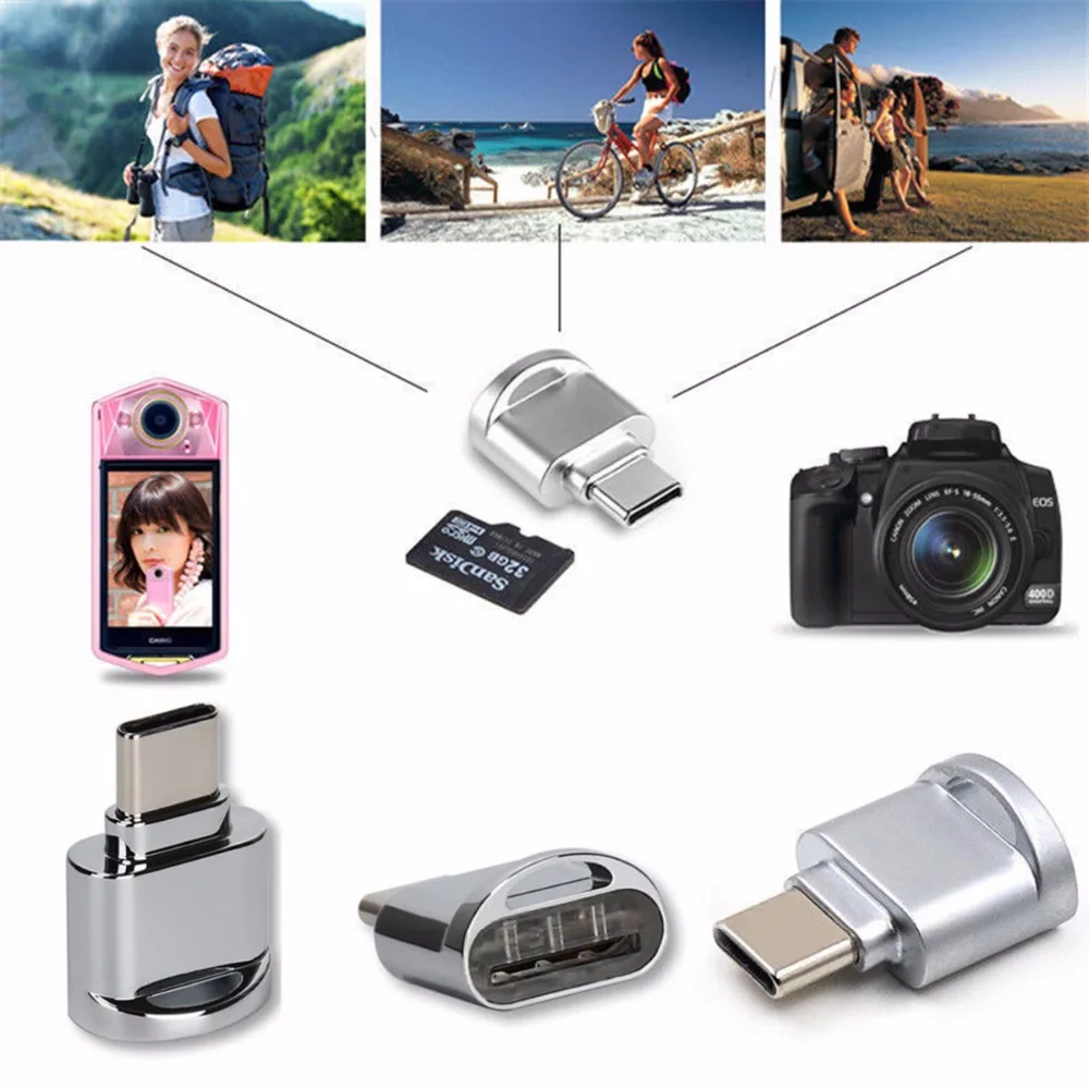 Адаптер SOONHUA для Micro SD / SDHC/SDXC USB 3 1 Type C папа-SD мама | Электроника