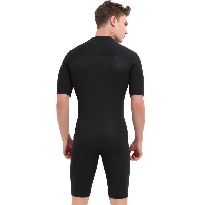 

Large Size 2XL Professional Wetsuit 3MM Neoprene Men's Short Jump Suit Keep Warm One Piece Diving Scuba Surfing 2019 New Arrival
