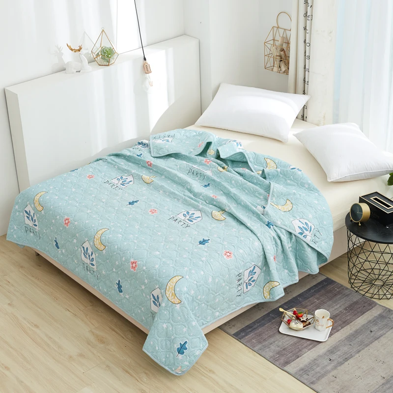 New Summer Quilt Printing Modern Style Thin and Light Comfortable Air Conditioner Adult Child 150x200cm 200x230cm | Дом и сад