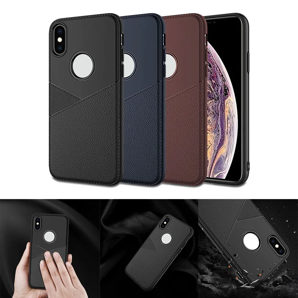 Кожаный чехол KISSCASE для iPhone X XS XR MAX модные деловые Чехлы 6 6s 7 8 Plus задняя крышка |
