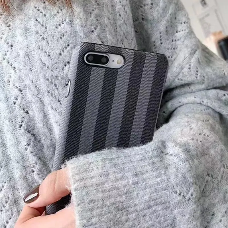 Тканевый чехол для iphone 6 6s 7 8 Plus чехлы мягкая силиконовая ткань текстиль X XS Max XR