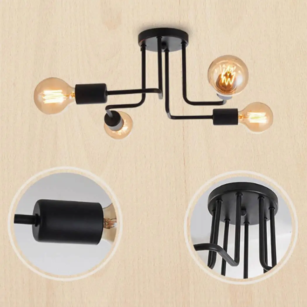 DIY E27 арт паук потолочный светильник современный скандинавский ретро Edison