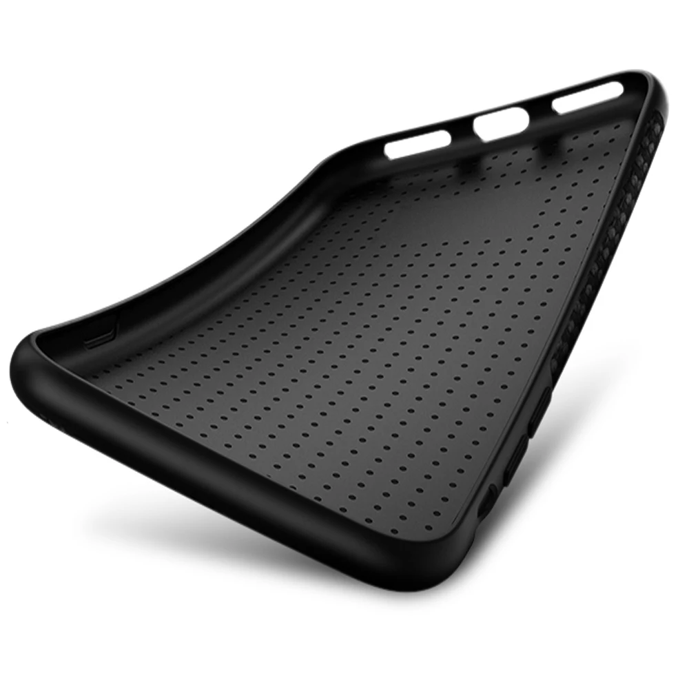 FLOVEME PU + TPU чехол для телефона iPhone X 7 8 6S Plus XS Max XR 5S из углеродного волокна