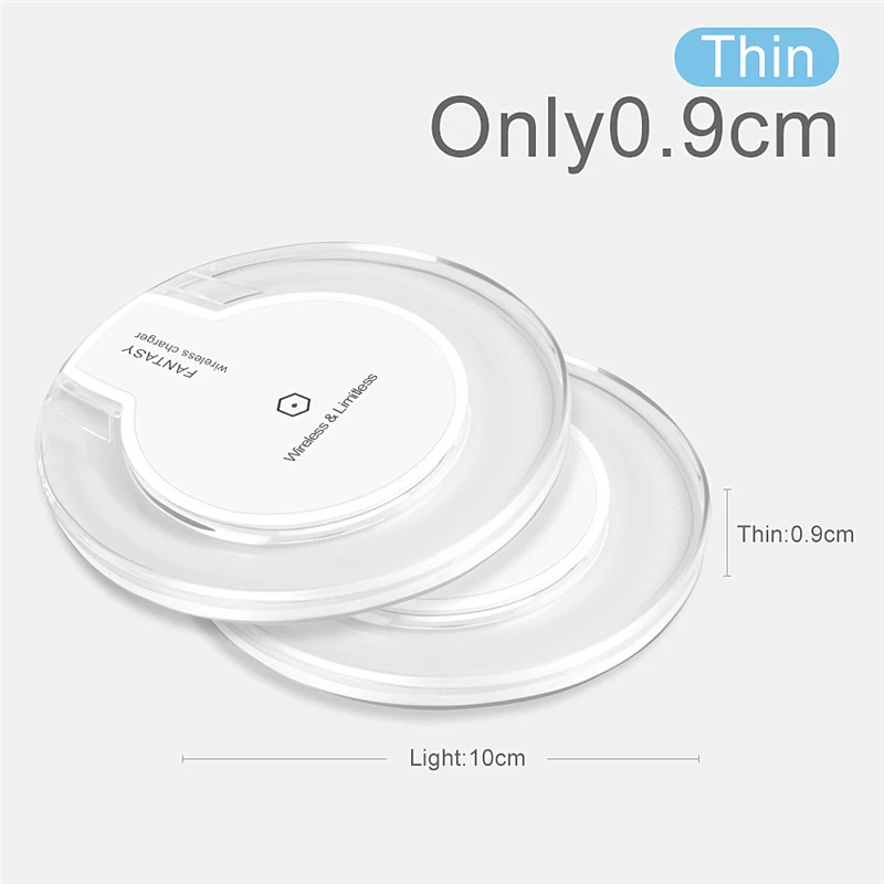 QI Wireless Charger For Samsung Galaxy S8 S7 Phone Fast Charging iPhone 8 X Universal USB | Мобильные телефоны и