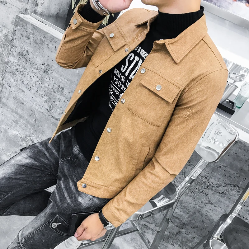 4 цвета Для мужчин s Искусственная кожа пальто Slim Fit из искусственной кожи Chaqueta Cuero