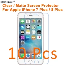 10 шт. для Apple iPhone 7 Plus / 8 HD Прозрачная/Антибликовая матовая