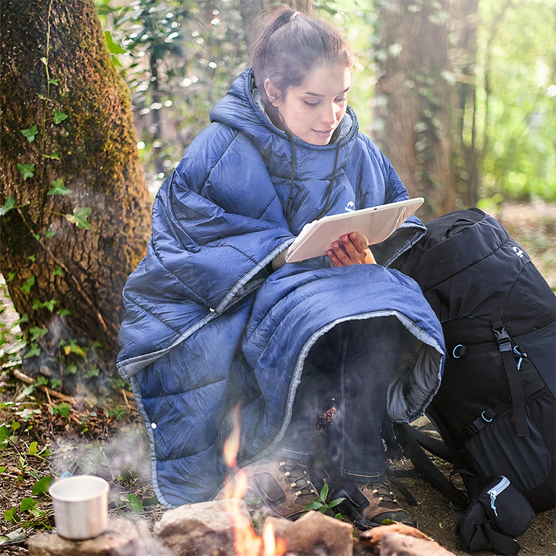 Naturehike портативный водостойкий кемпинг спальный мешок плащ стиль ленивый зимнее