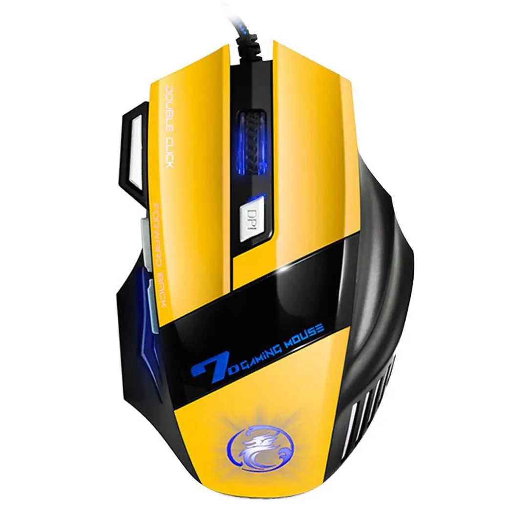 X7 проводной 7 кнопок красочные 2400 Точек на дюйм Оптическая USB Да Windows XP Vista 7/8 и т. д.