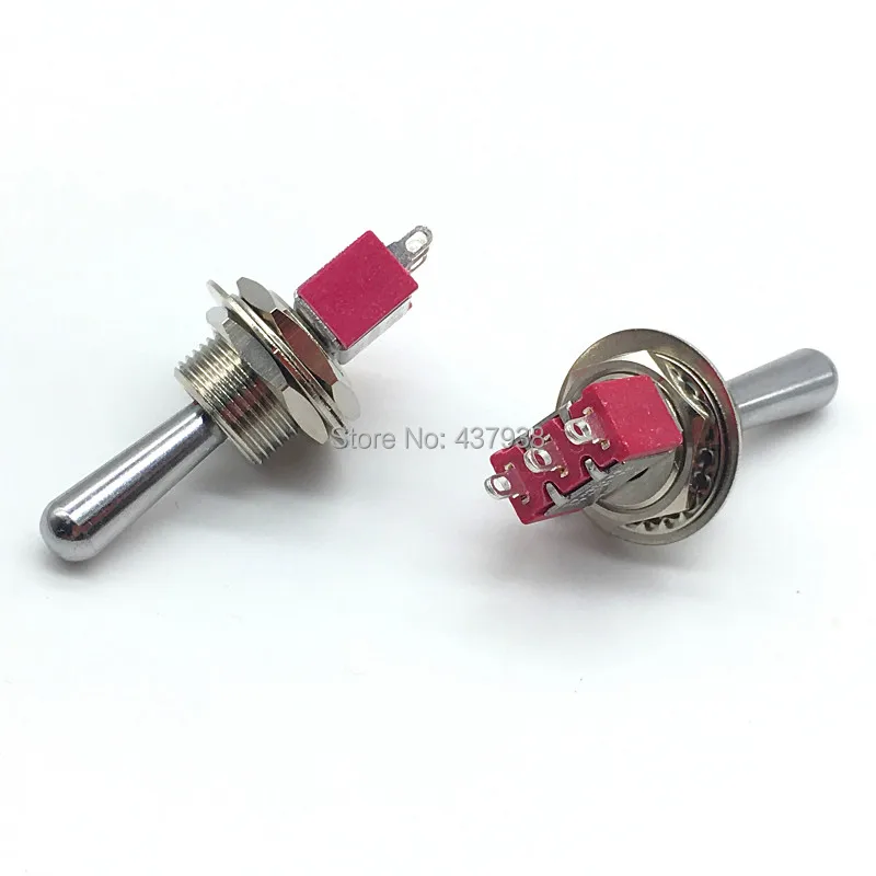 1 шт. SH T8013-Z1 12 мм ON-ON SPDT 3Pin 2 поддержание позиции Мини тумблер большая длинная ручка