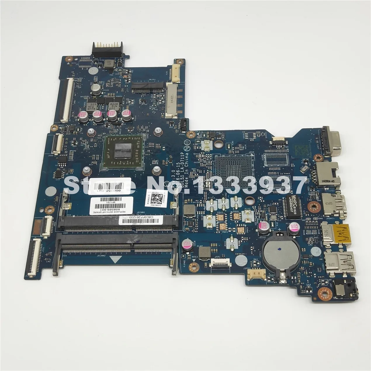 858589 601 860355 материнская плата для HP 255 G5 15 BA 15Z Материнская ноутбука BDL51 LA D711P 001