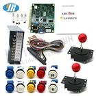 Набор для аркадных игр Jamma 60 в 1, Комплект сделай сам с джойстиком и кнопкой питания для 2 игроков