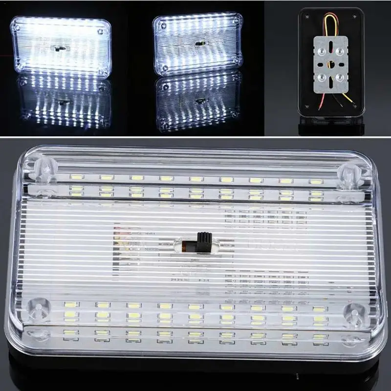 12 В 36 LED освещение для салона автомобиля купол крыши Потолочный светильник чтения
