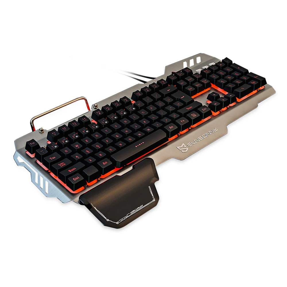 SUNSONNY S K10 Проводная мембранная игровая клавиатура Голосовое управление RGB