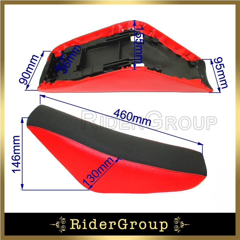 Tall Foam Seat For CRF50 XR50 SSR YCF Atomik Thumpstar Kayo Stomp Piranha DHZ GPX Pitster Pro SDG Braaap Taotao Coolst Lifan YX |