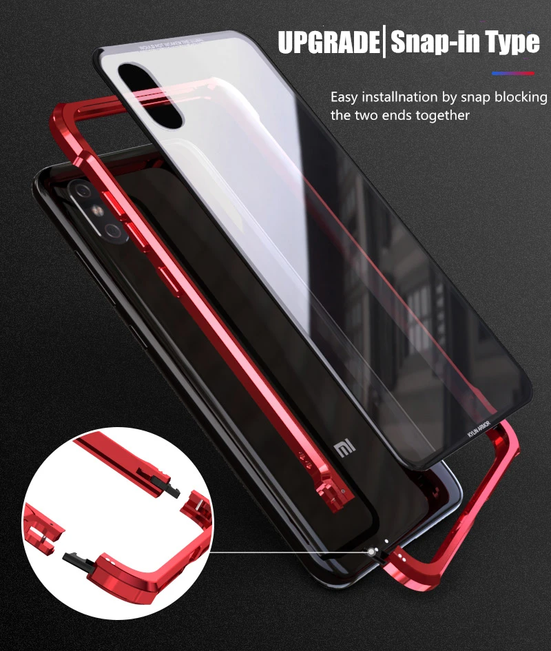 For Xiaomi Mi 8 Case Mi8 Explorer Cover Clear Transparent Anti-explosion Tempered Glass Back for Lite Mi8Pro | Мобильные телефоны и