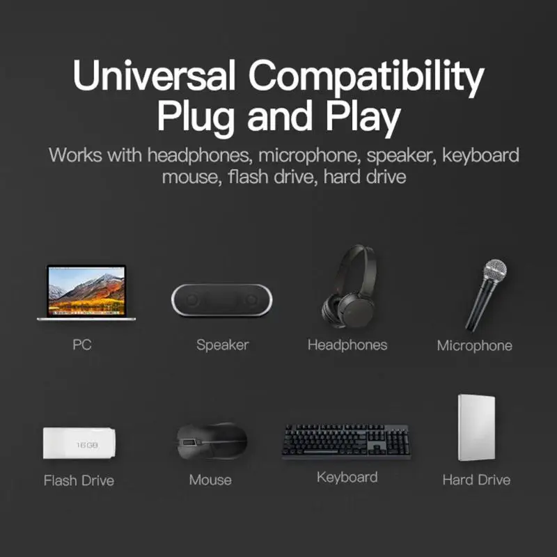 4 порта USB 3 0 концентратор супер скорость 5 Гбит/с конвертер кабель адаптер