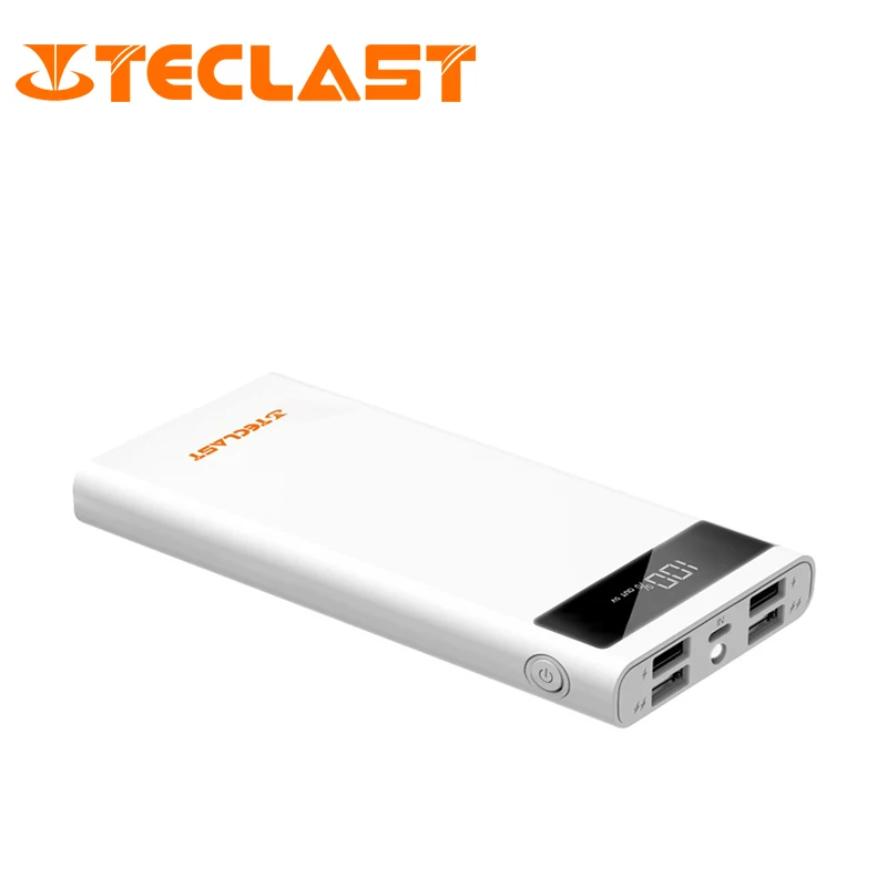 Teclast T200CE светодиодный Дисплей мобильный Мощность банк 20000 мАч Micro USB с двумя Вход 4