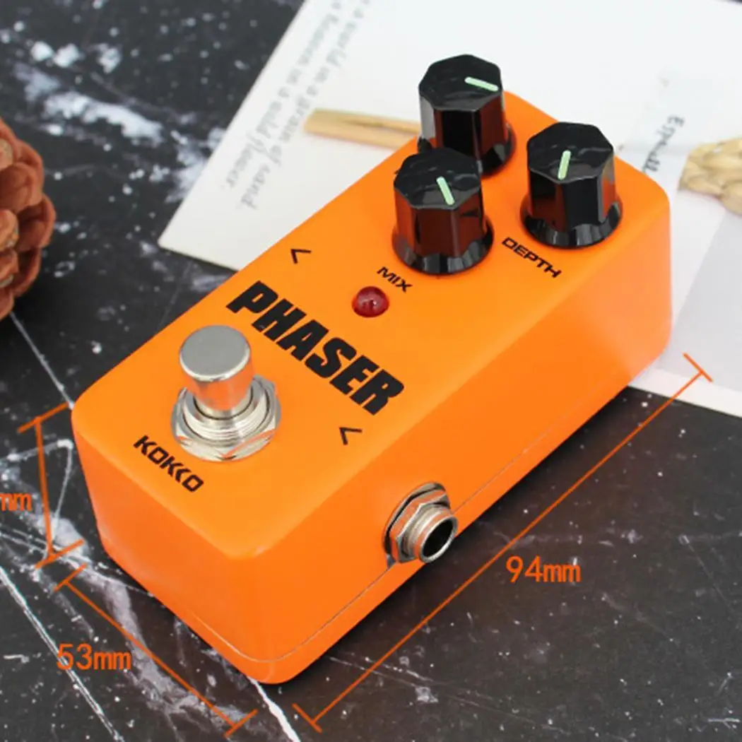 Новинка KOKKO FPH2 Phaser Мини педаль эффектов для электрогитары теплый аналоговый