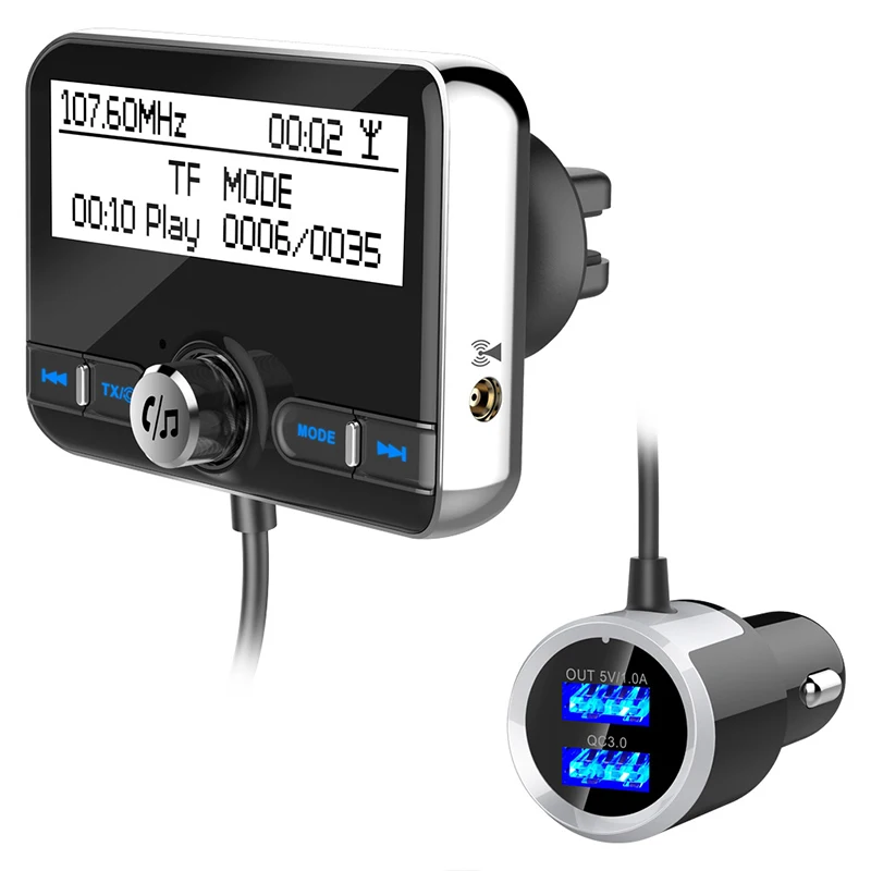 Автомобильный цифровой радиоприемник DAB Mp3 Bluetooth FM передатчик|Автомобильный