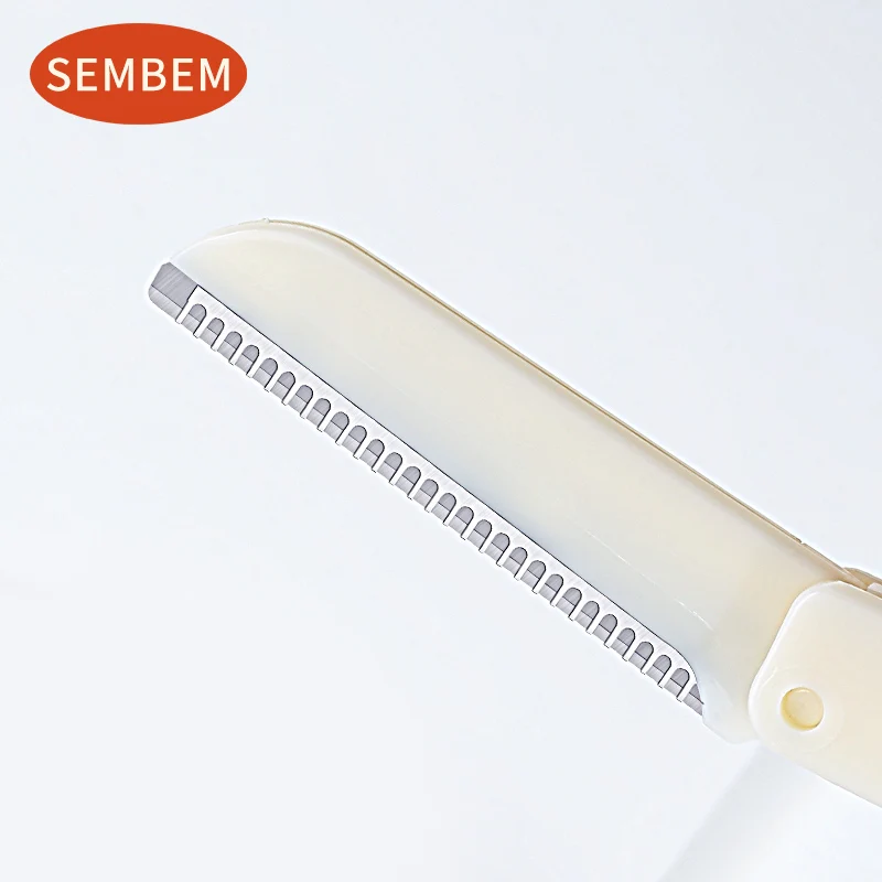 SEMBEM 2 шт. складной триммер для бровей карманный нож из нержавеющей стали