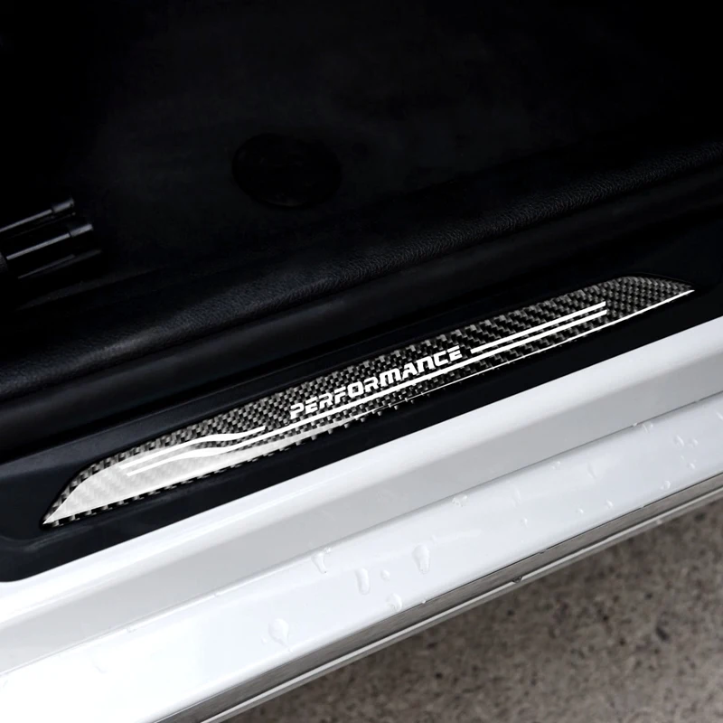 Дверные пороги из углеродного волокна для ножной педали подходят BMW F30 F34 Series 3 2013