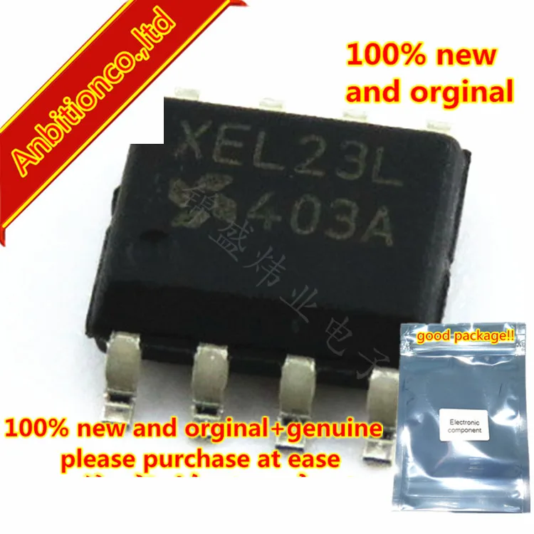 10 unidades 100% nuevo y original SY100ELT23LZC XEL23L SOP8 3,3 V doble diferencial lvpecl-to-lvttl traductor en stock-0