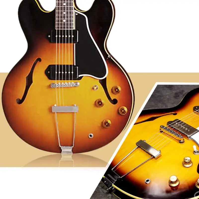 Хром Трапеция 6 ой хвостовой для Archtop гитары Высокое качество Новые ARE4 Бридж джаз