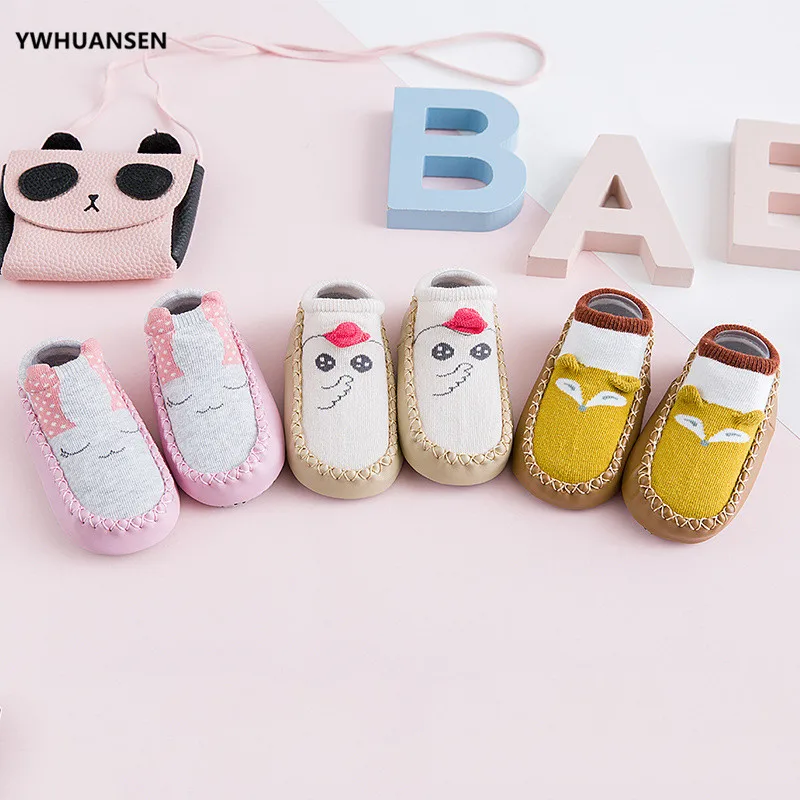 YWHUANSEN 2019 модные детские носочки с мягкой резиновой подошвой носки для