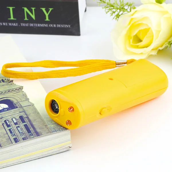 Ультразвуковой тренажер для собак с защитой от лай светодиодный тренировочный