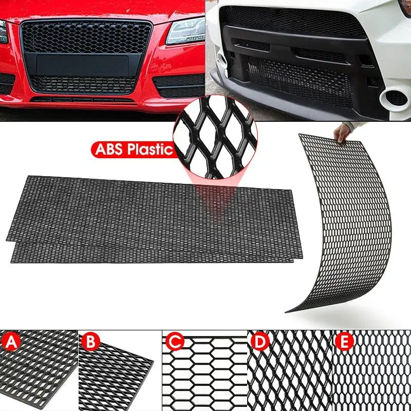 1 шт. универсальная гоночная ячеистая решетка, решетка бампера, воздухозаборник, сетчатая решетка для Benz, для Audi, стайлинга автомобилей