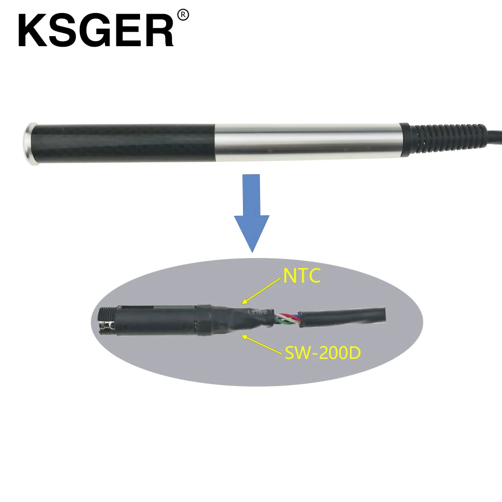 Ручка паяльника KSGER из алюминиевого сплава 9501 907 для V2.1S V2.0 V3.0 Stm32 Oled T12 цифровой